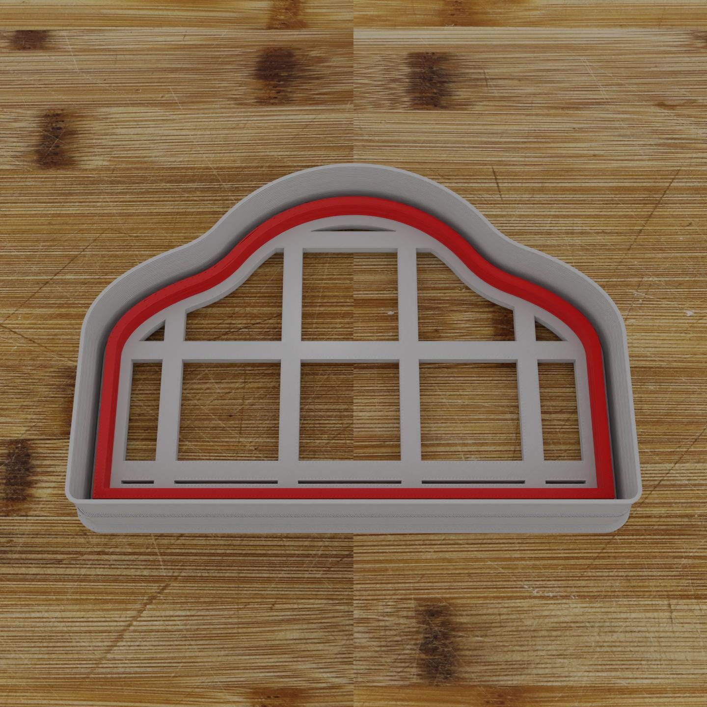 Ornate Shield Plaque Cookie Cutter | Personalization Available | Custom Embosser