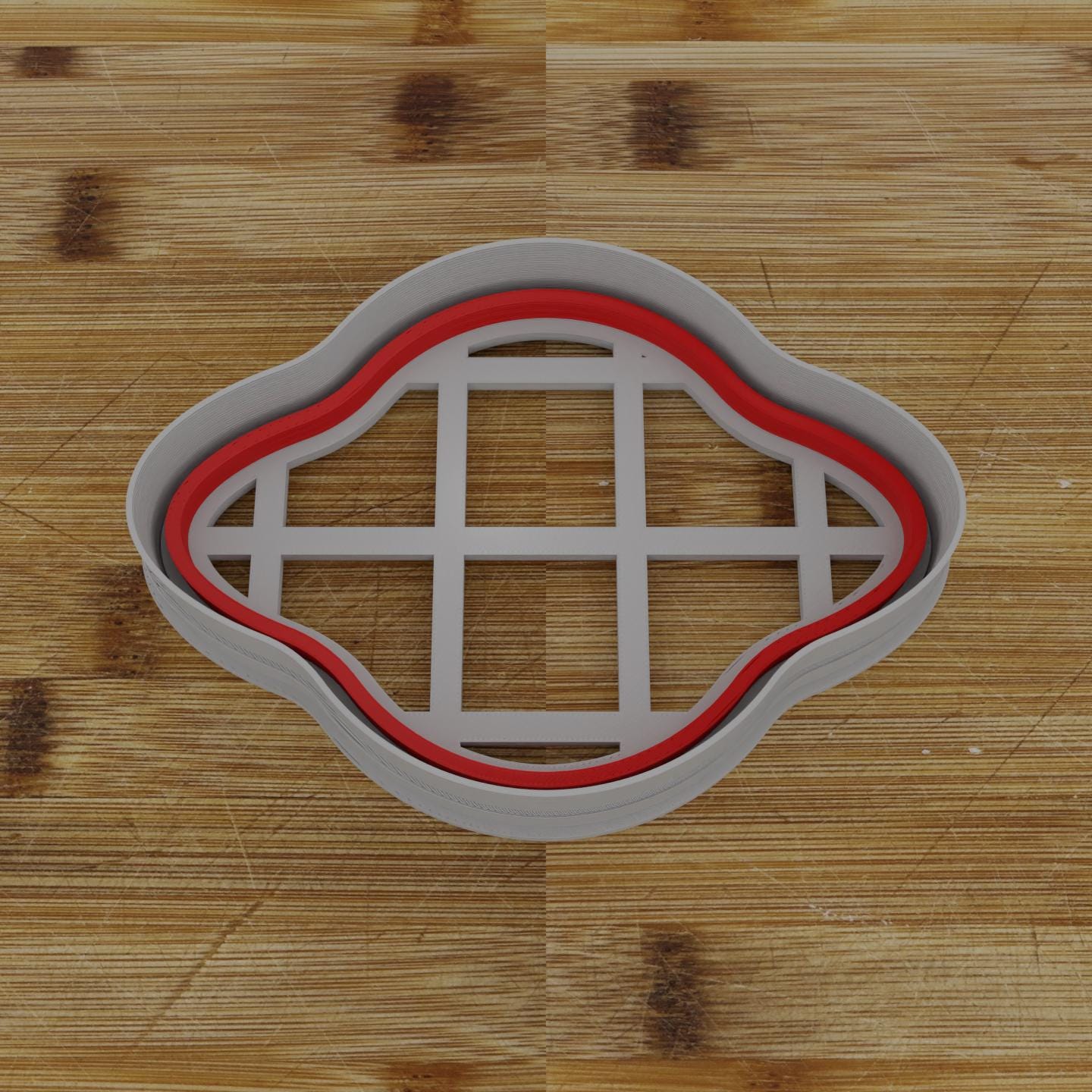 Round Label with Ribbon Cookie Cutter | Personalization Available | Custom Embosser