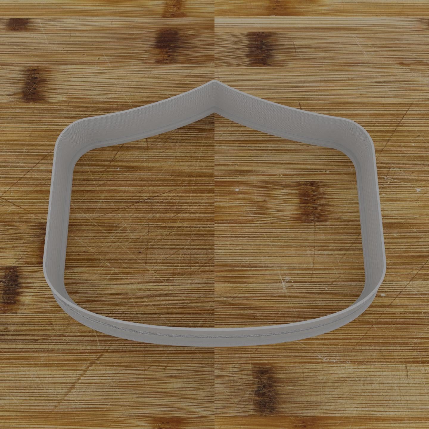 Simple Rectangular Plaque Cookie Cutter | Personalization Available | Custom Embosser