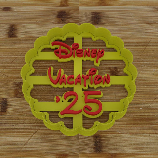 CUSTOM Cookie Cutter - Three Lines || Multiple Shapes and Sizes - Mickey Font