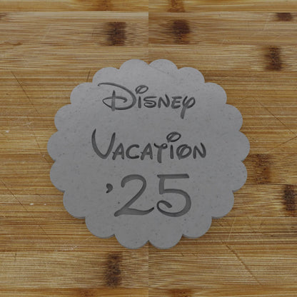 CUSTOM Cookie Cutter - Three Lines || Multiple Shapes and Sizes - Mickey Font
