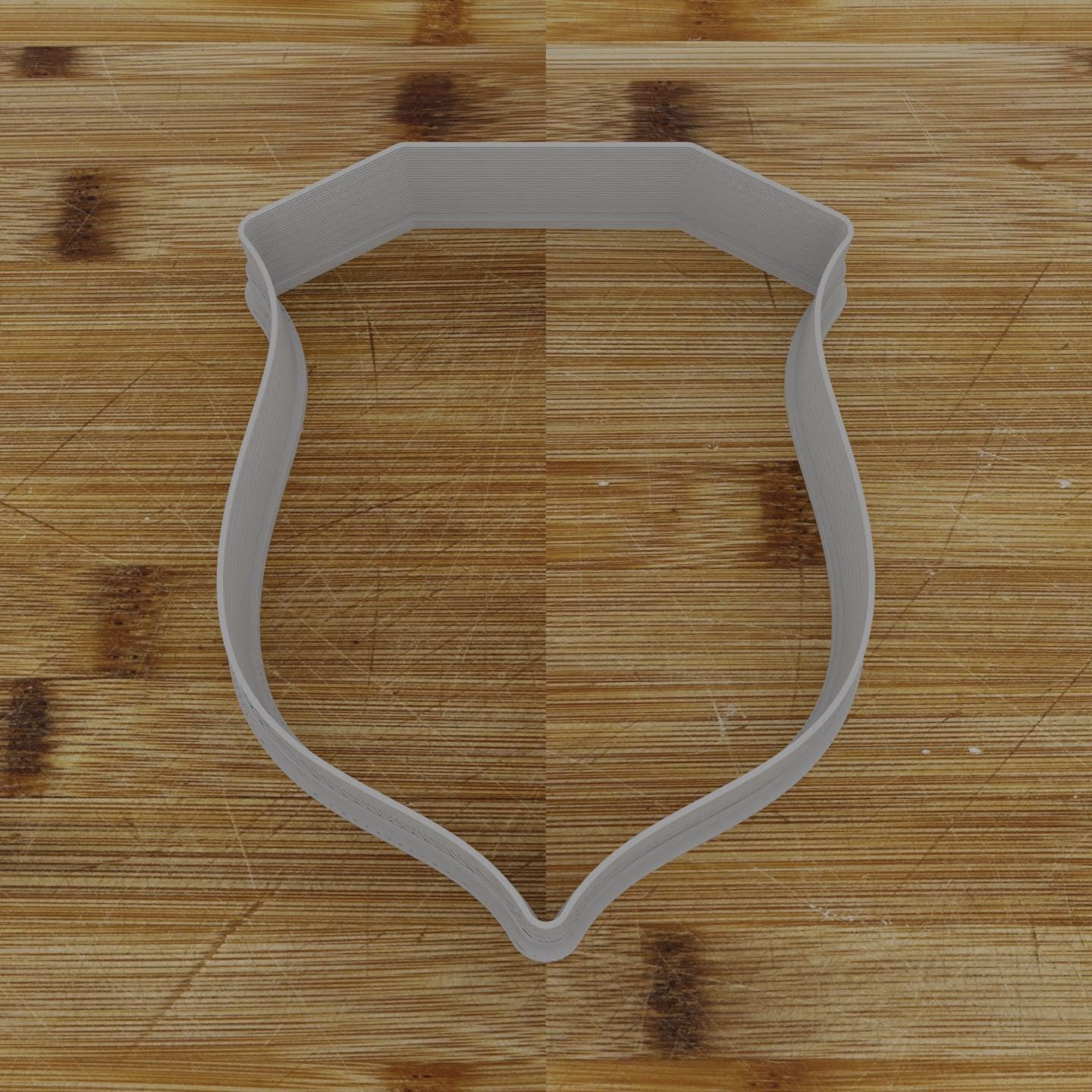 Badge Cookie Cutter | Personalization Available | Custom Embosser