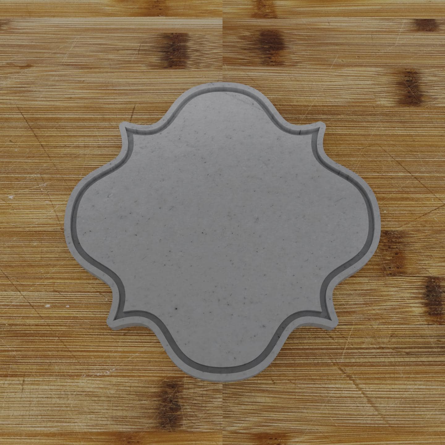 Round Label with Ribbon Cookie Cutter | Personalization Available | Custom Embosser