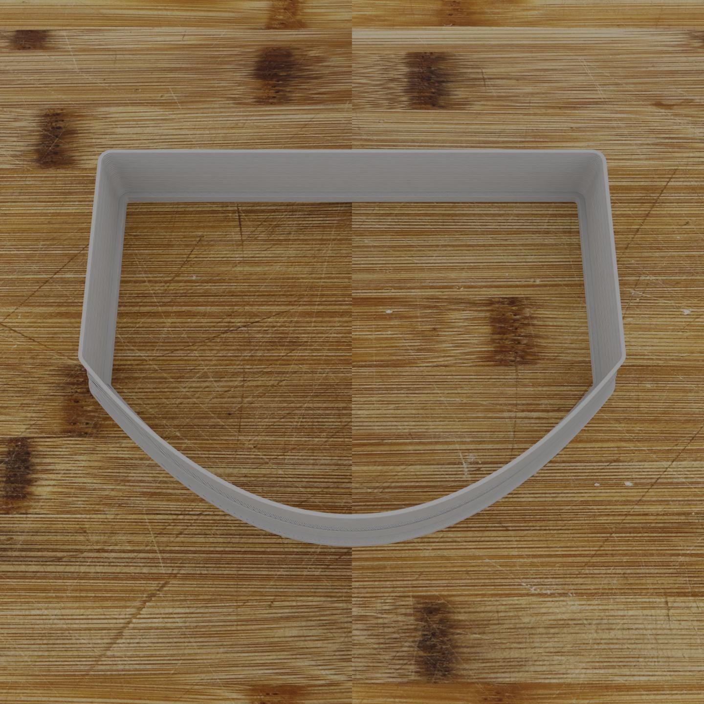 Wide Shield Label Cookie Cutter | Personalization Available | Custom Embosser