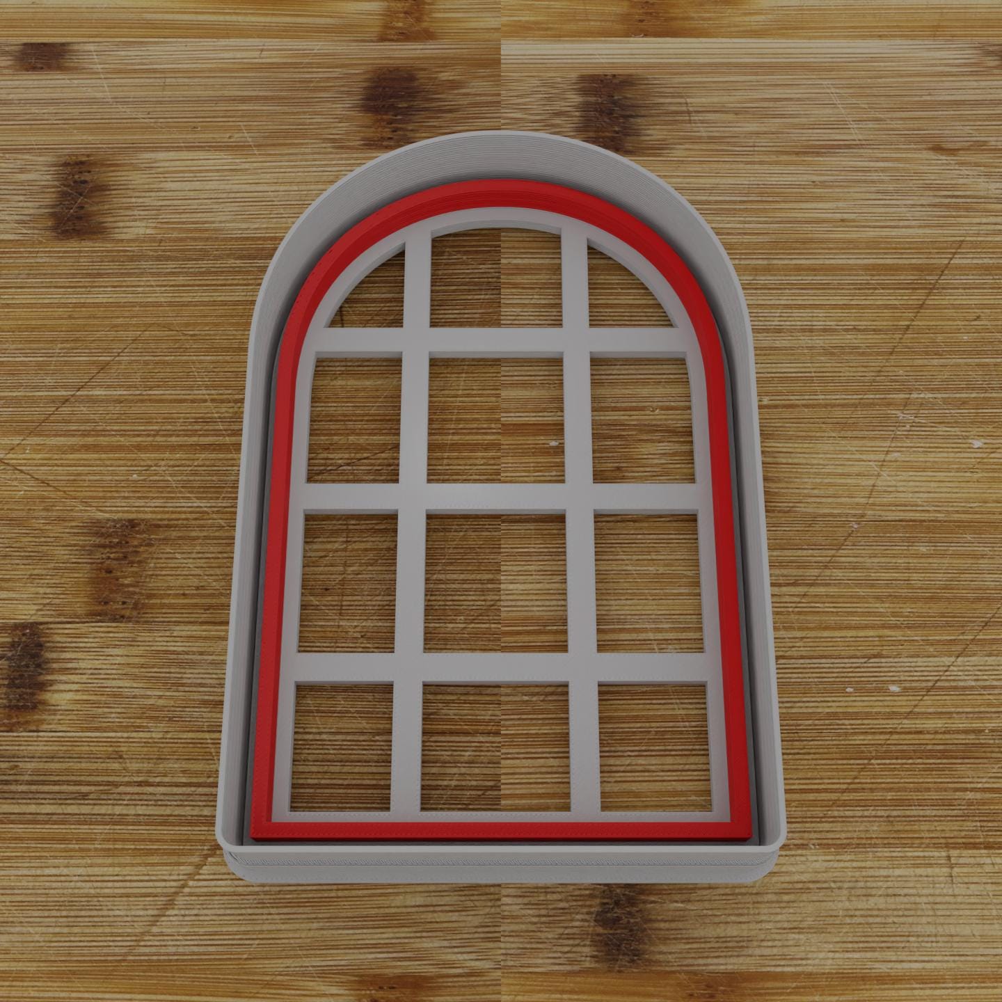 Ornate Shield Label Cookie Cutter | Personalization Available | Custom Embosser