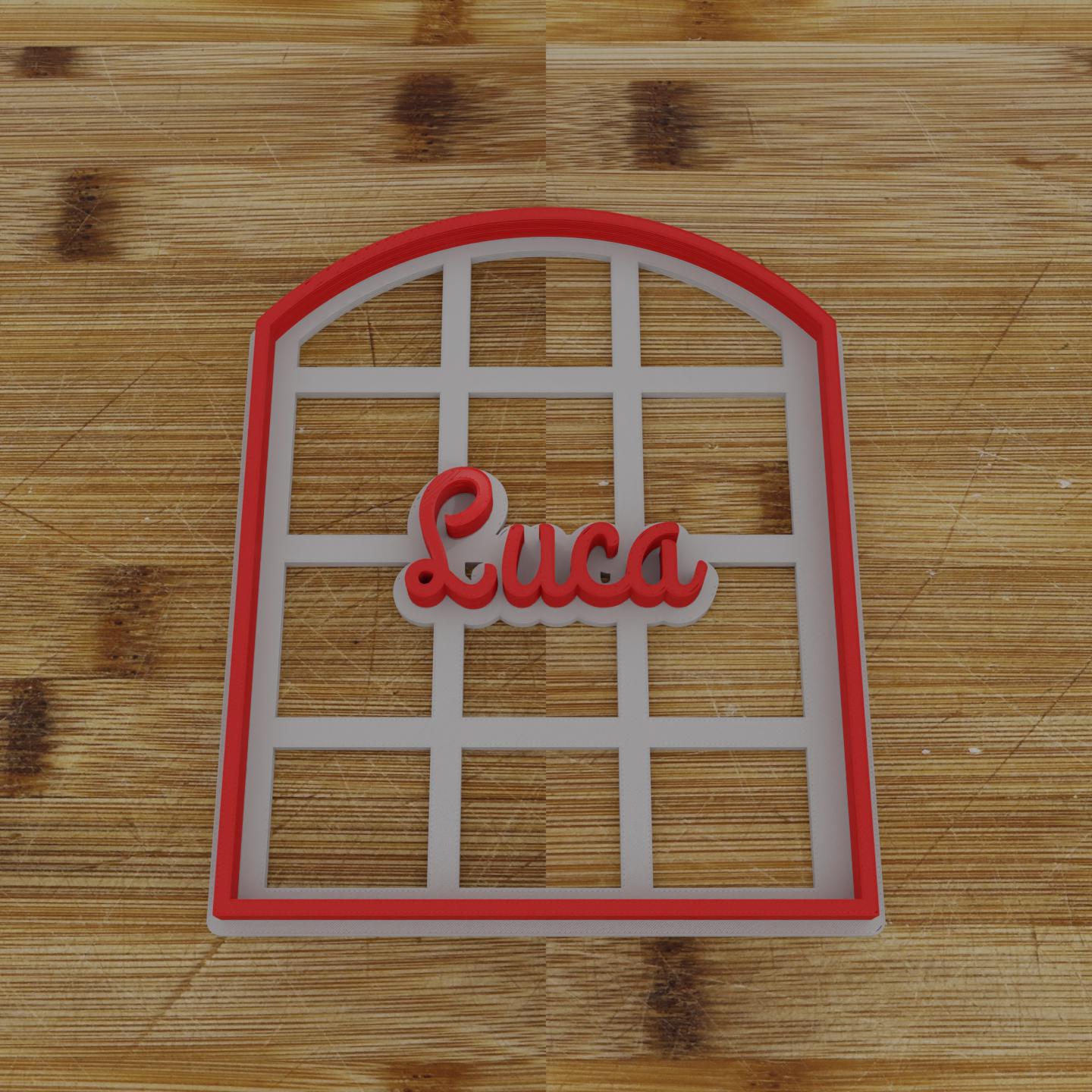 Simple Rectangular Plaque Cookie Cutter | Personalization Available | Custom Embosser