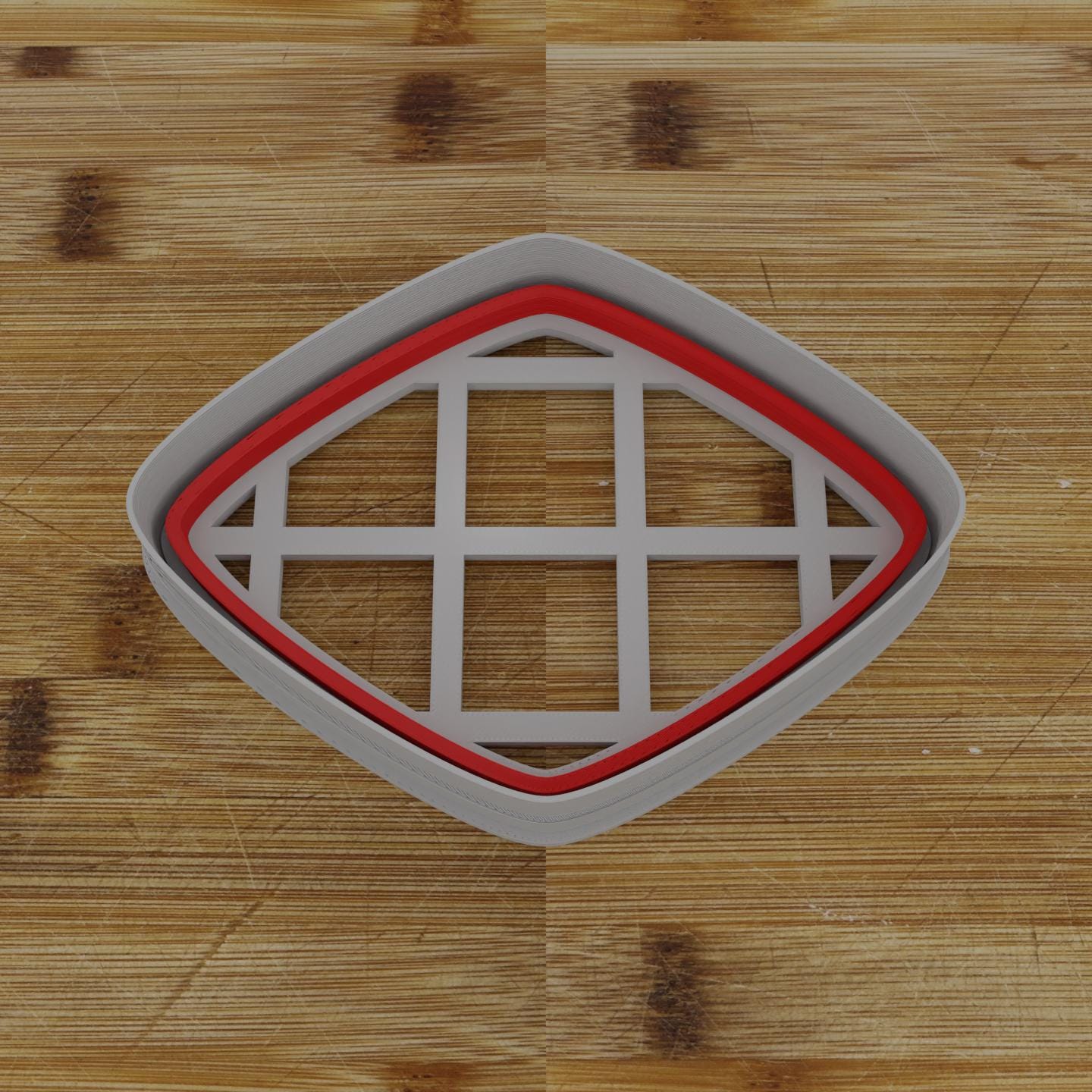 Ornate Shield Label Cookie Cutter | Personalization Available | Custom Embosser