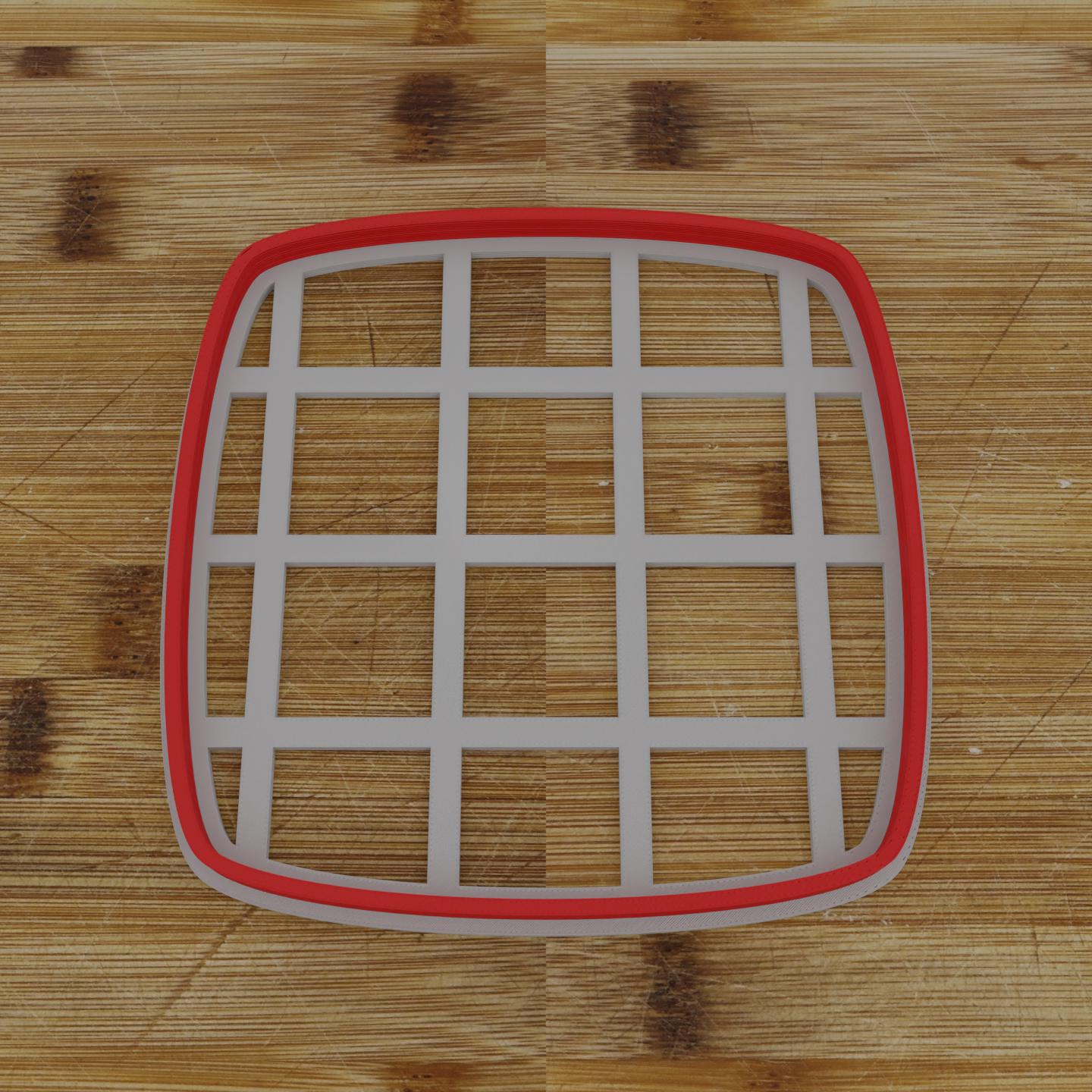 Simple Rectangular Plaque Cookie Cutter | Personalization Available | Custom Embosser