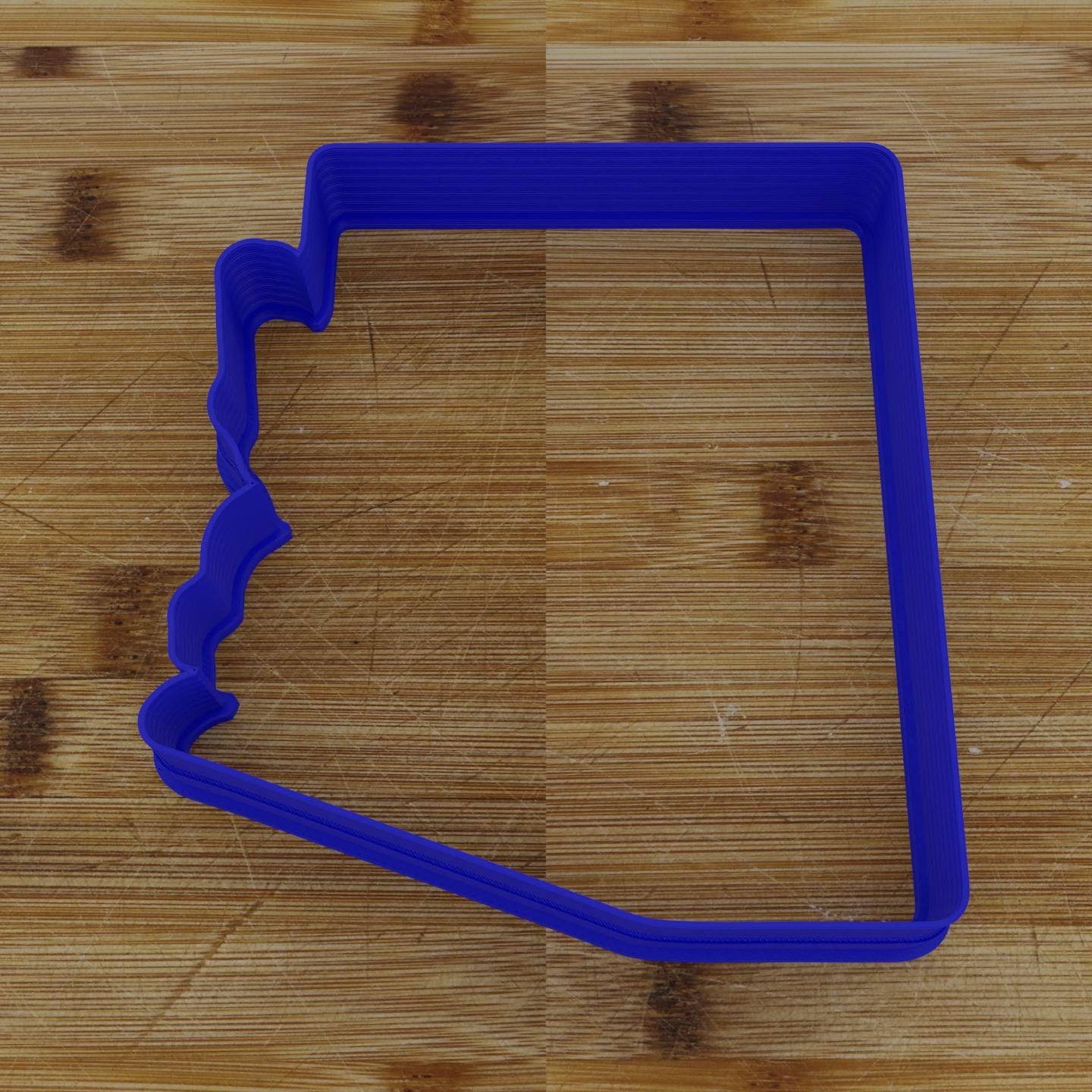 2pc Personalizable Arizona Cookie Cutter & Stamp | USA | United States Cookie Cutter