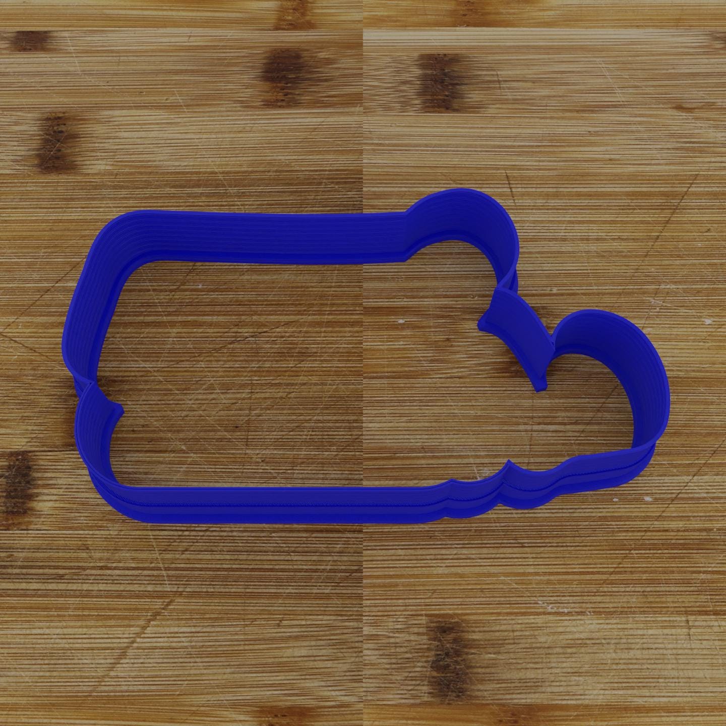 2pc Personalizable Massachusetts Cookie Cutter & Stamp | USA | United States Cookie Cutter