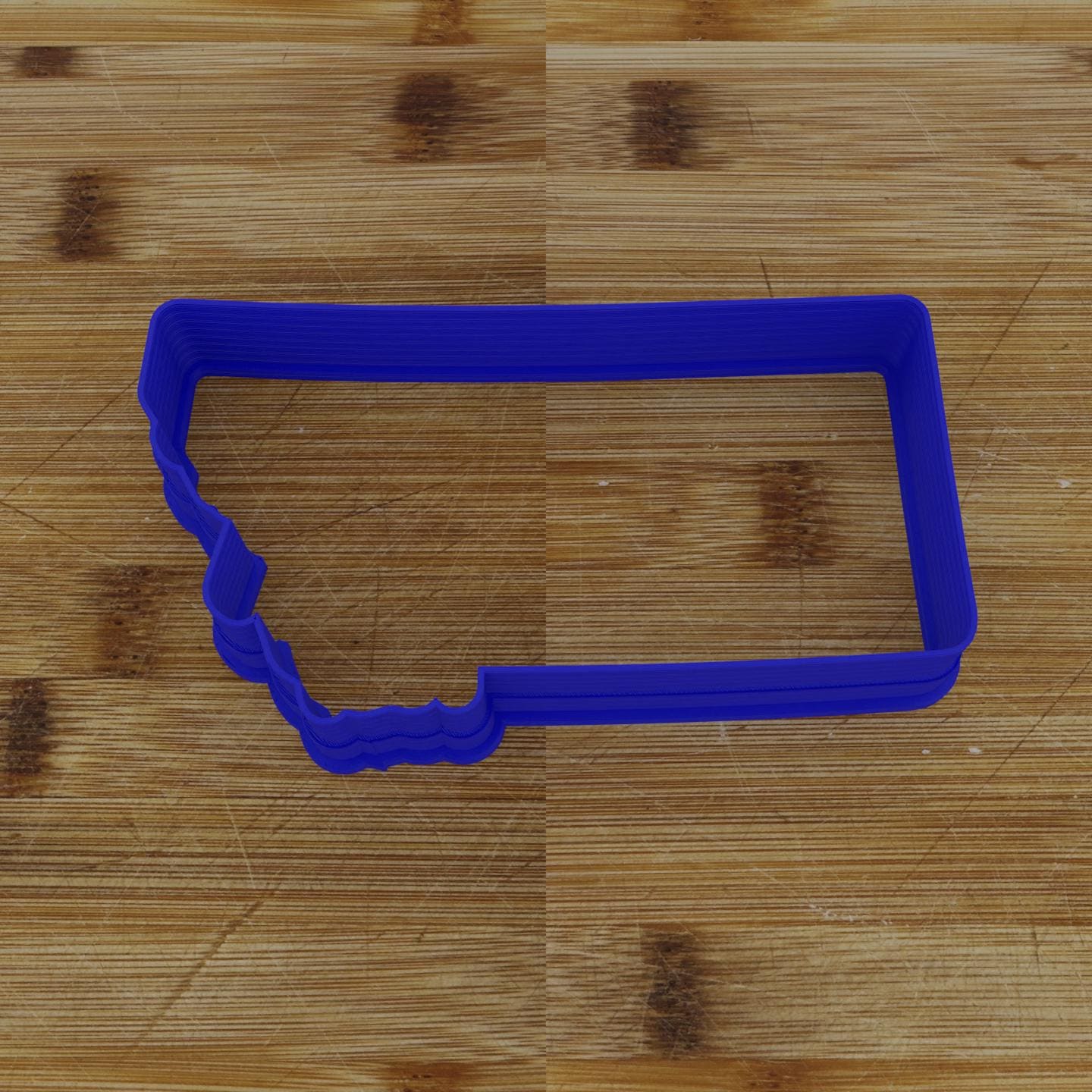 2pc Personalizable Montana Cookie Cutter & Stamp | USA | United States Cookie Cutter