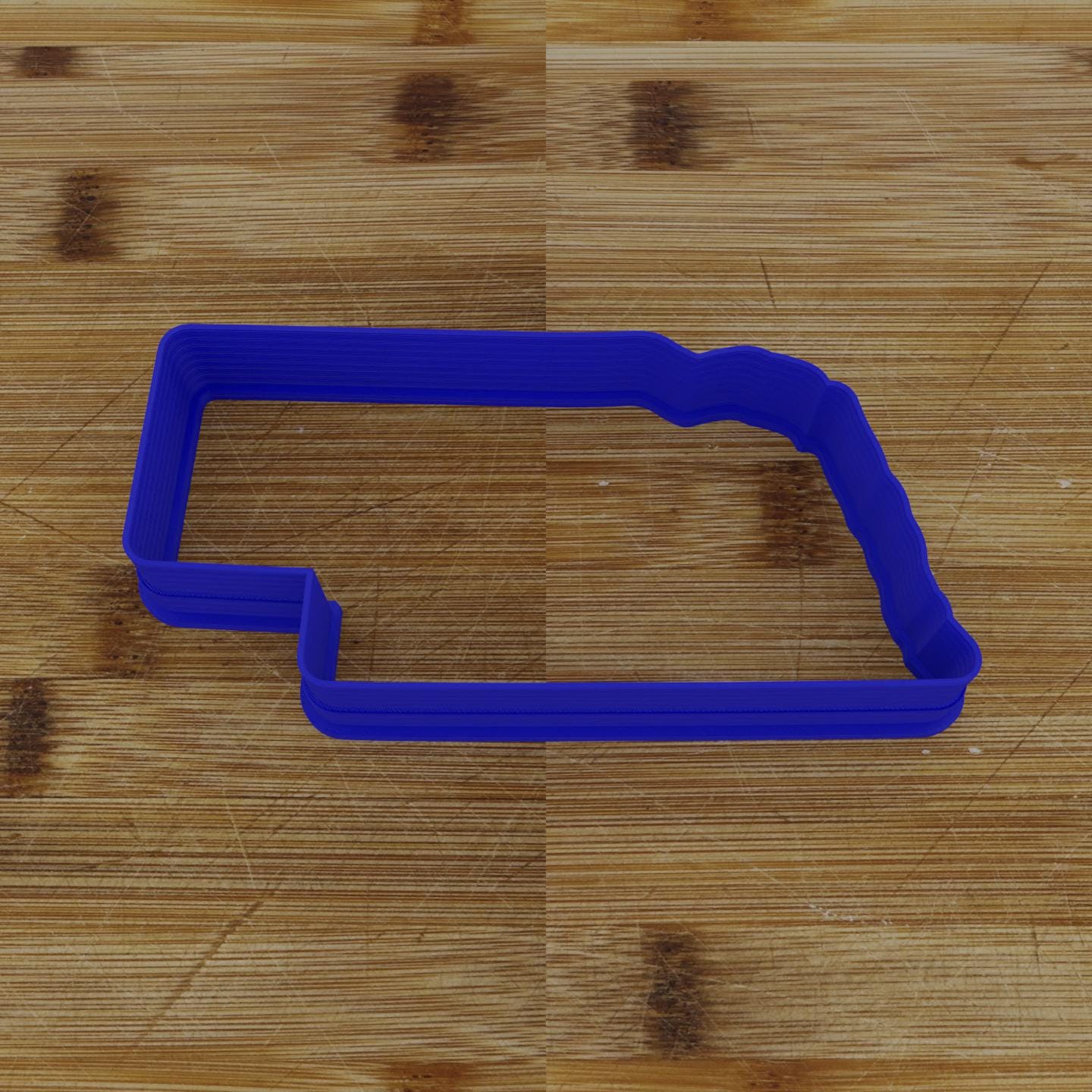 2pc Personalizable Nebraska Cookie Cutter & Stamp | USA | United States Cookie Cutter