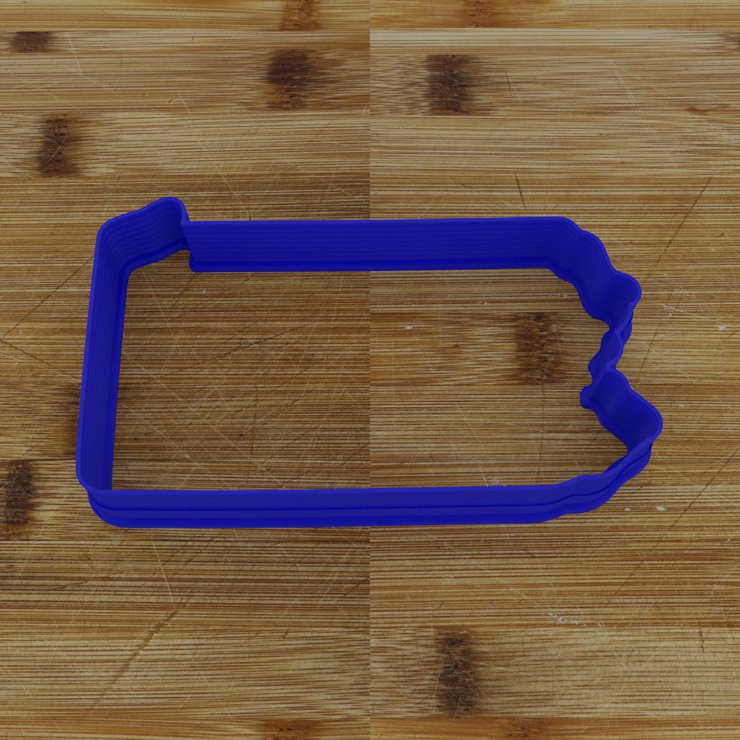 2pc Personalizable Pennsylvania Cookie Cutter & Stamp | USA | United States Cookie Cutter