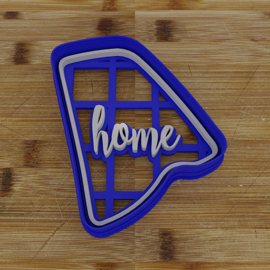 2pc Personalizable Rhode Island Cookie Cutter & Stamp | USA | United States Cookie Cutter