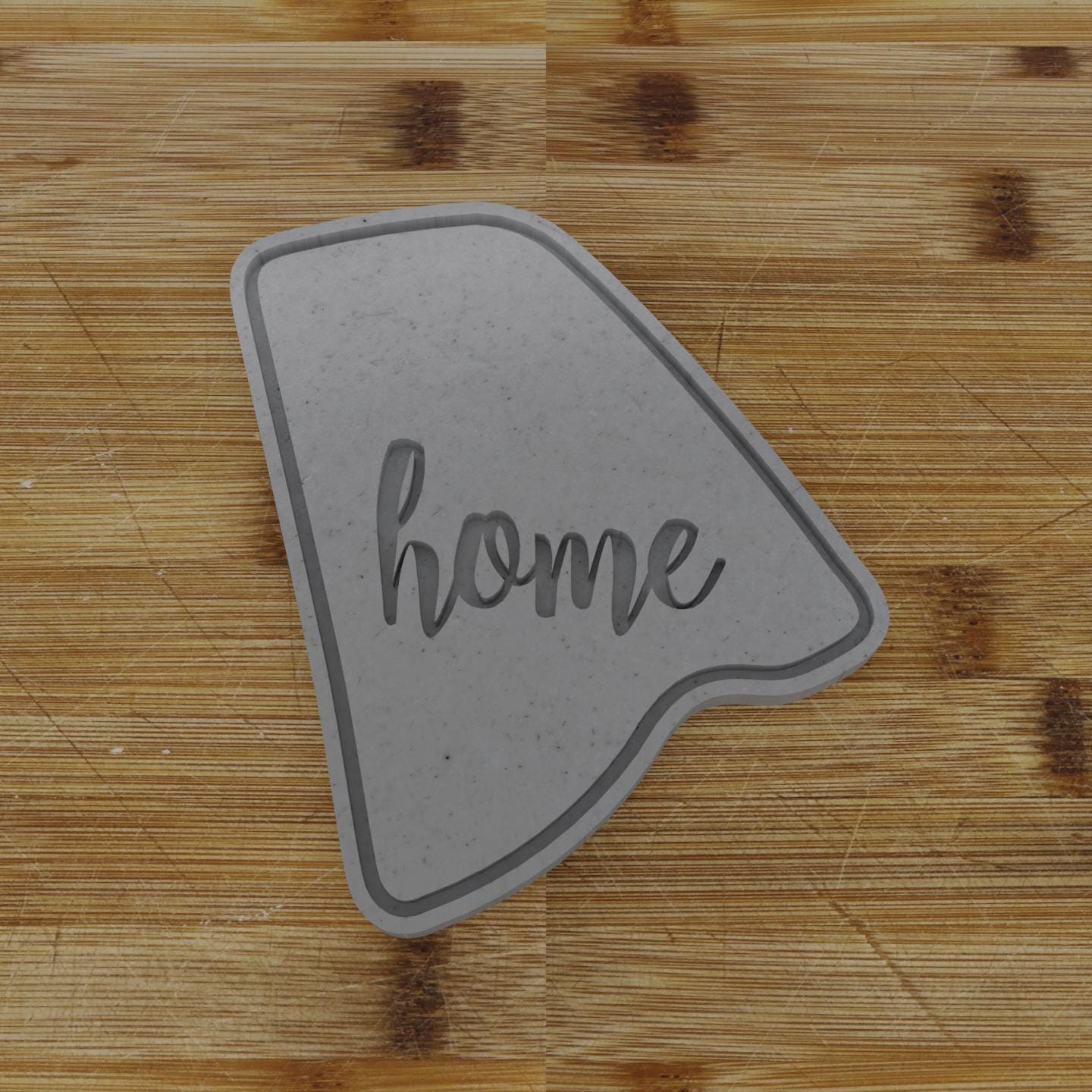 2pc Personalizable Rhode Island Cookie Cutter & Stamp | USA | United States Cookie Cutter