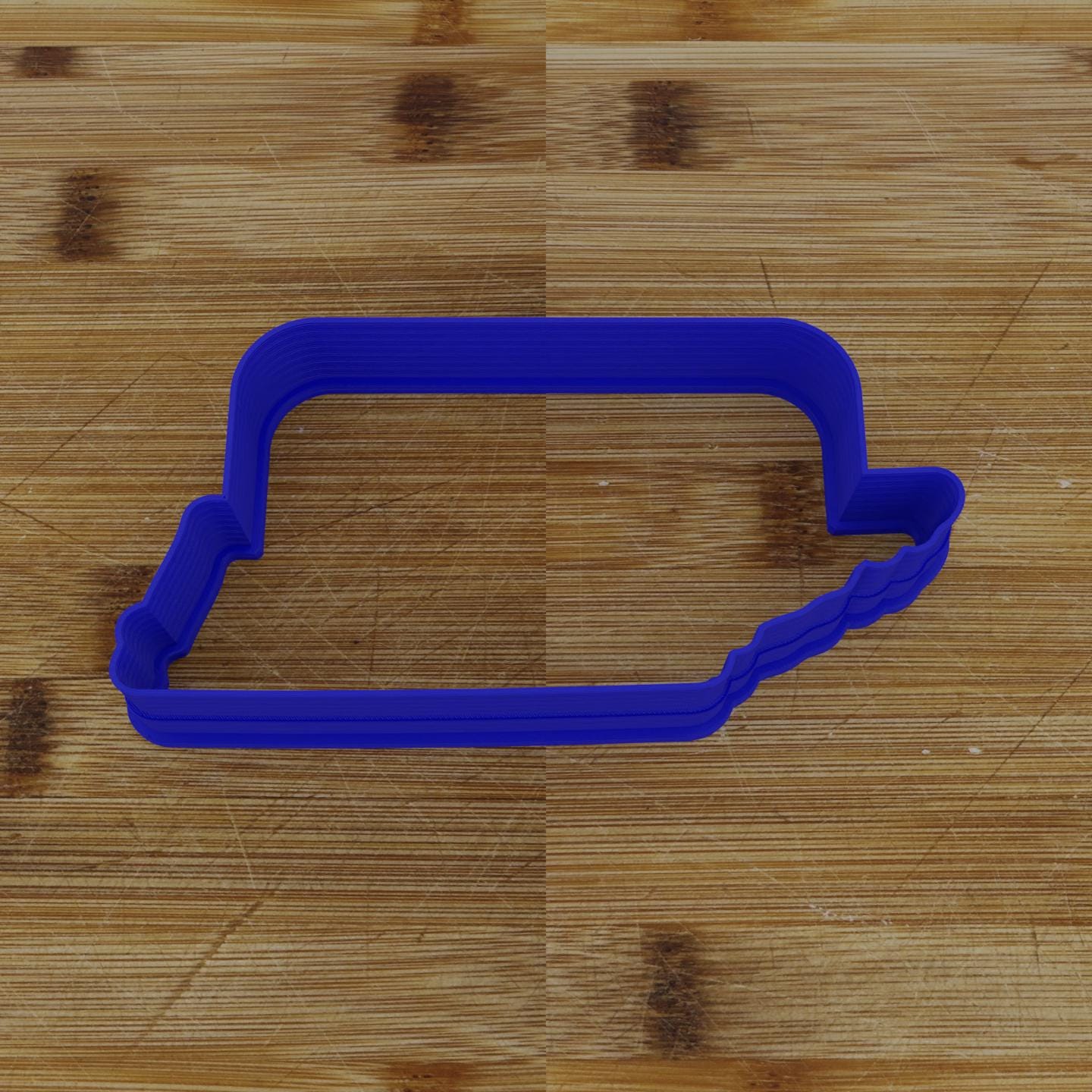 2pc Personalizable Tennessee Cookie Cutter & Stamp | USA | United States Cookie Cutter