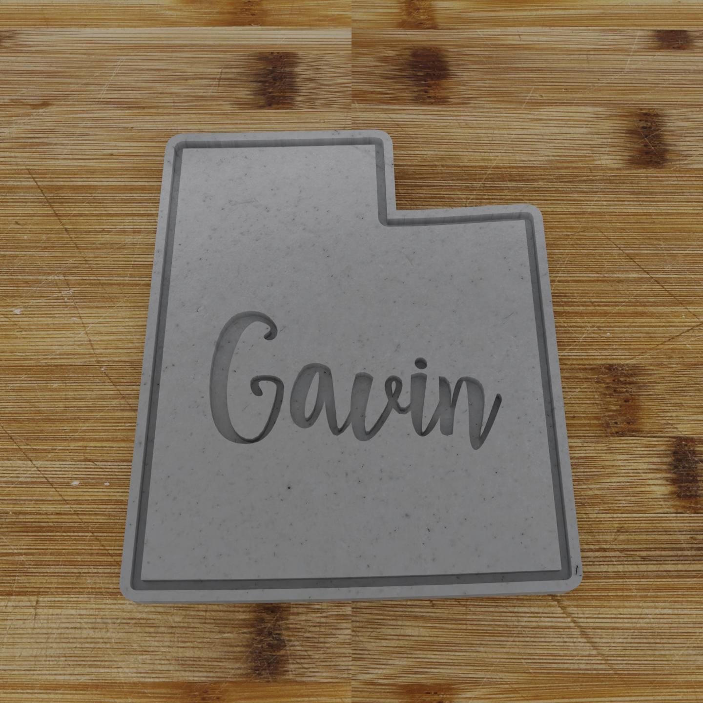 2pc Personalizable Utah Cookie Cutter & Stamp | USA | United States Cookie Cutter