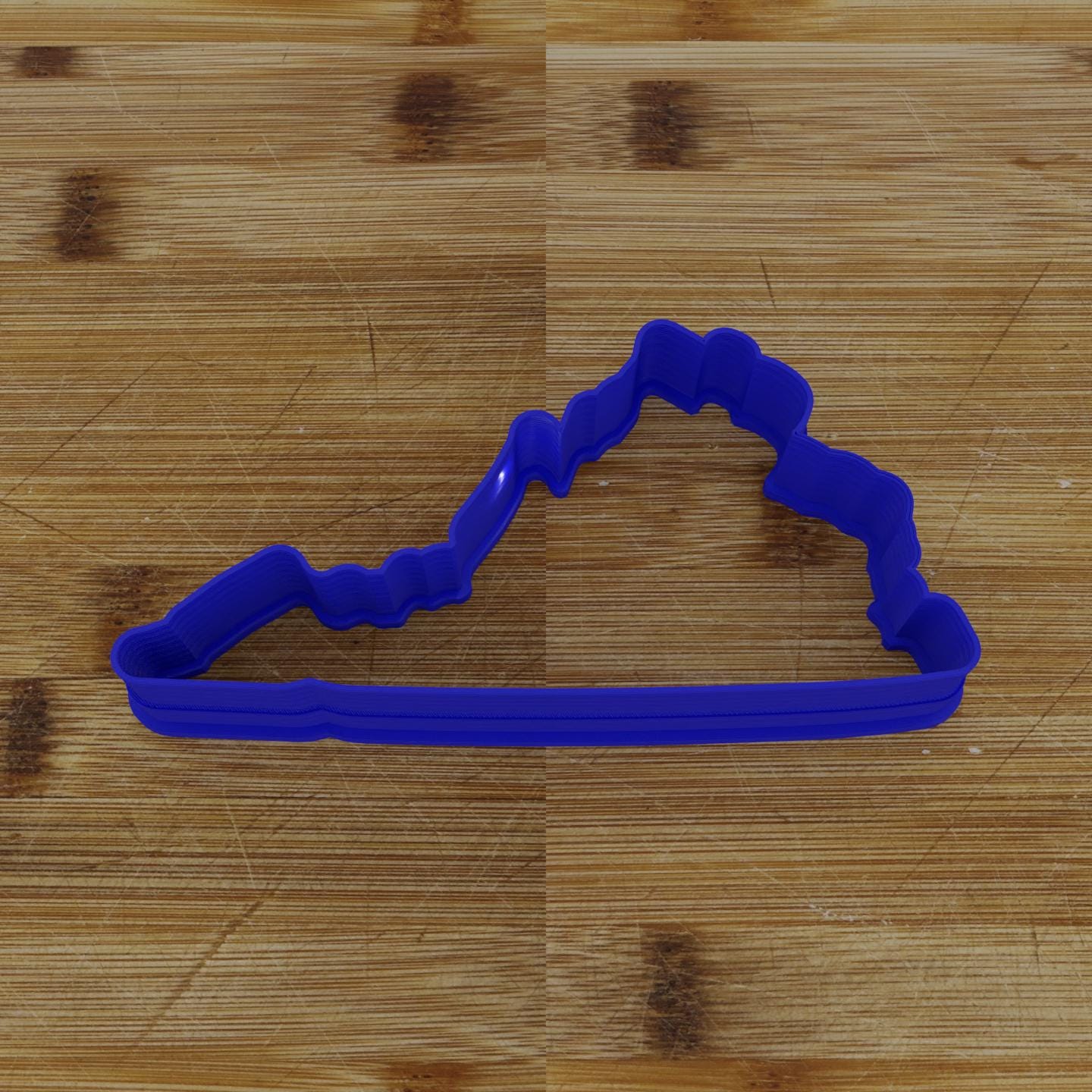 2pc Personalizable Virginia Cookie Cutter & Stamp | USA | United States Cookie Cutter