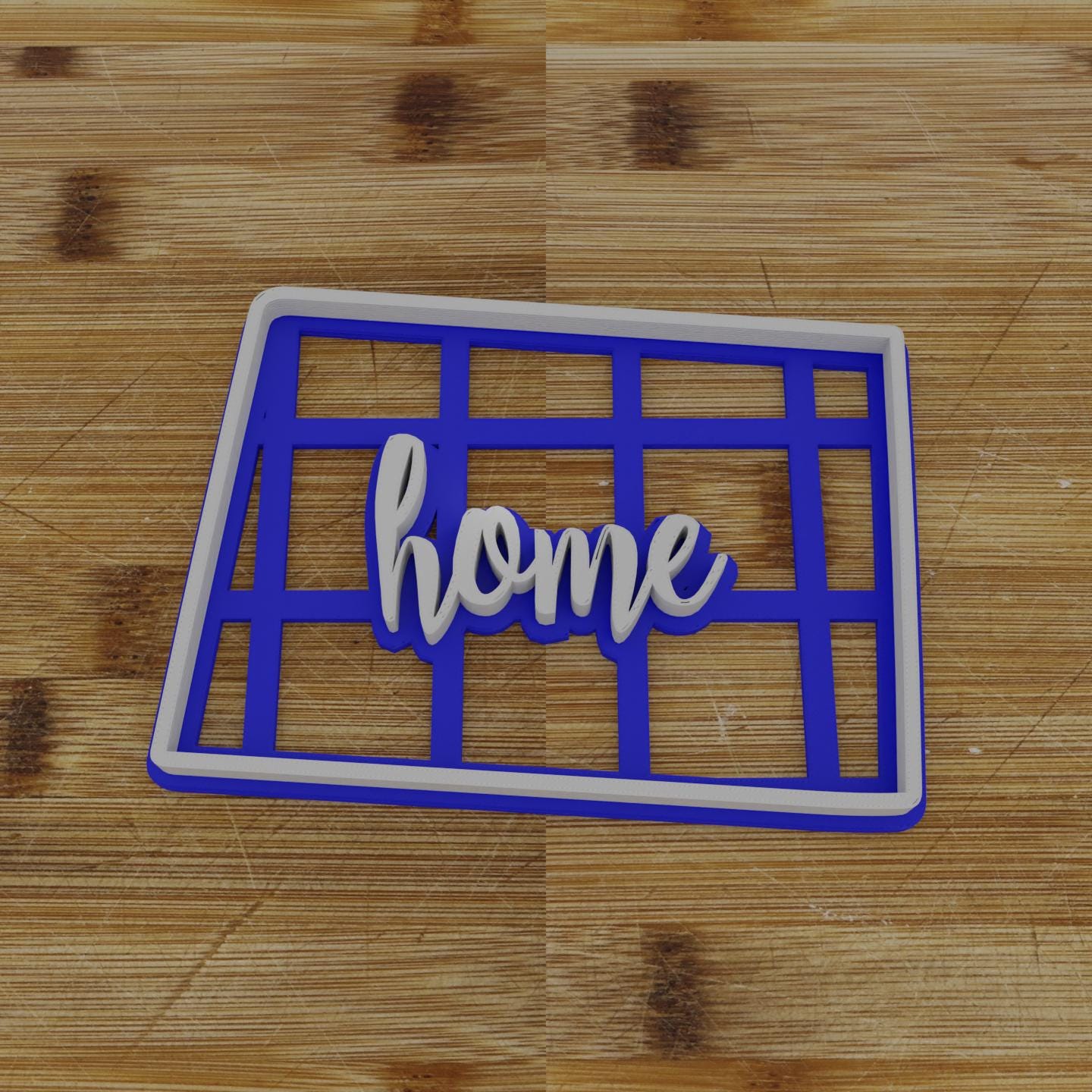 2pc Personalizable Wyoming Cookie Cutter & Stamp | USA | United States Cookie Cutter