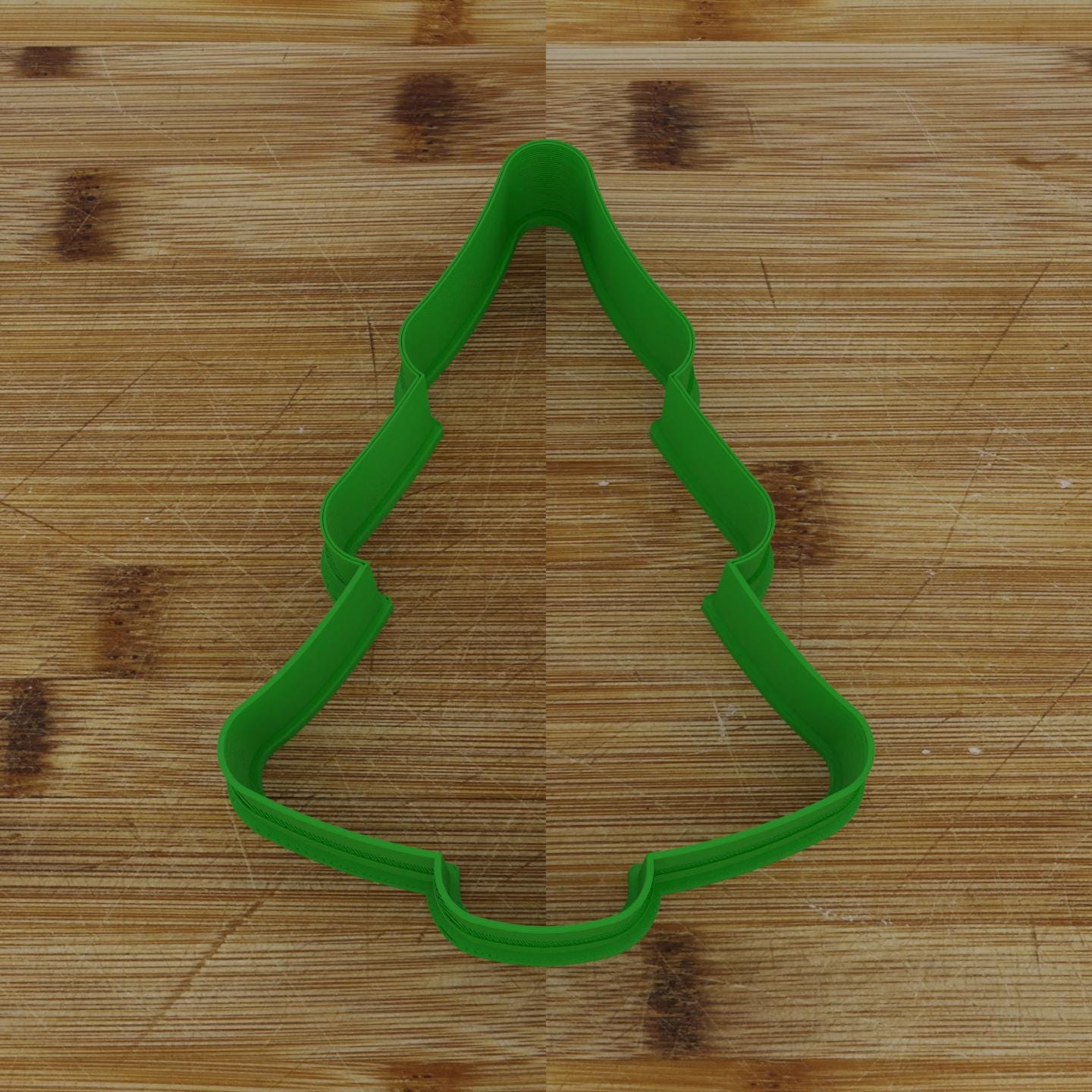 Modern Geometric Tree Cookie Cutter | Stylish Holiday Baking | Festive Shape