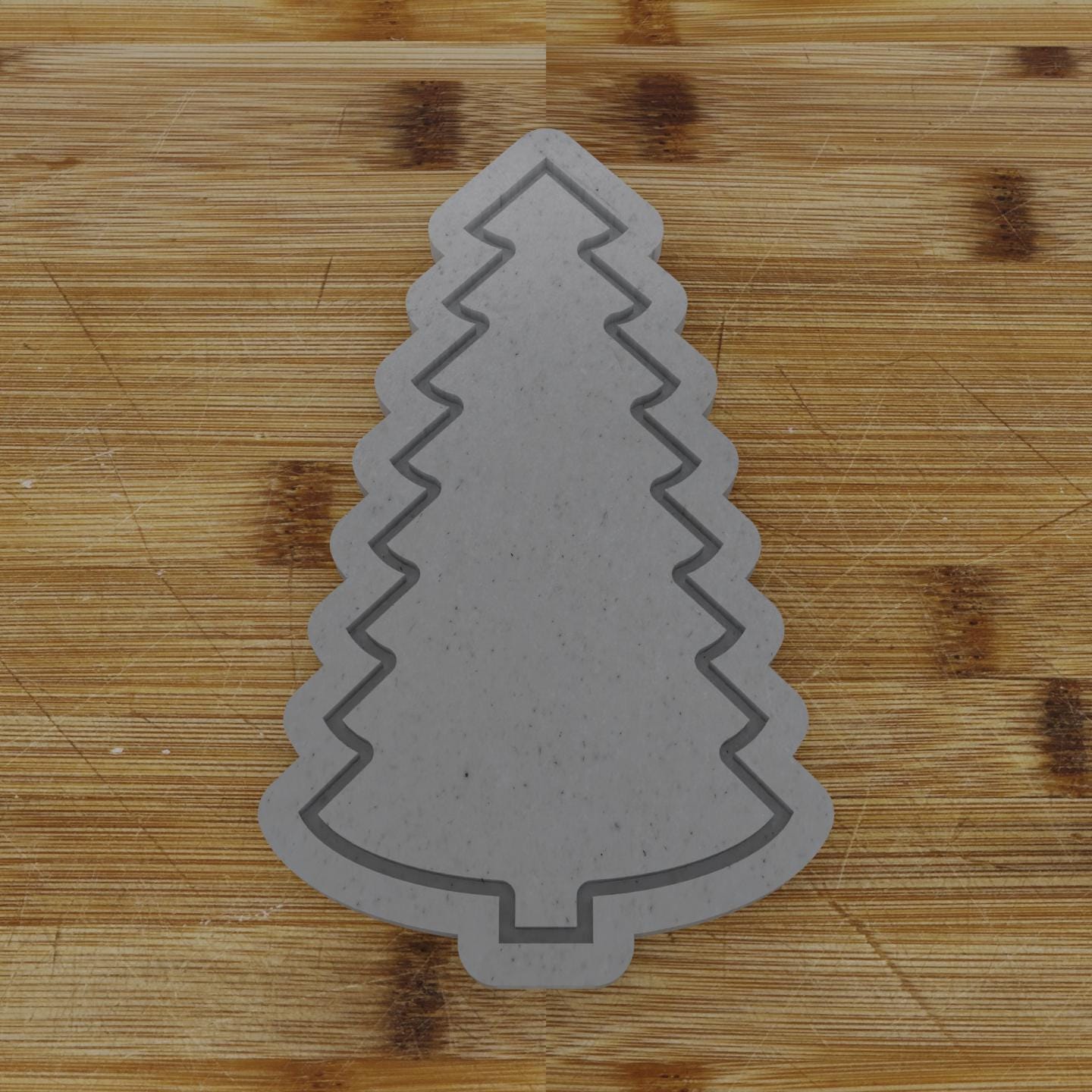 Slim Christmas Tree Cookie Cutter | Narrow Festive Design | Unique Holiday Mold