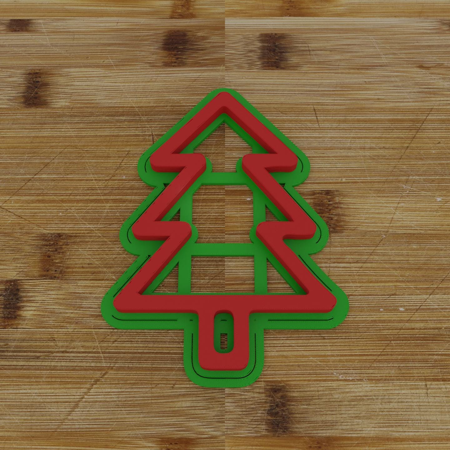 Vintage Christmas Tree Cookie Cutter | Old School Design | Festive Baking Mold