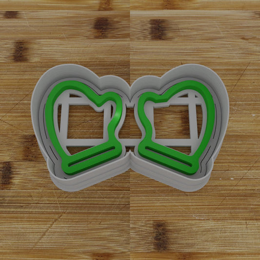 Winter Mittens Cookie Cutter | Cozy Design | Christmas Baking Tool