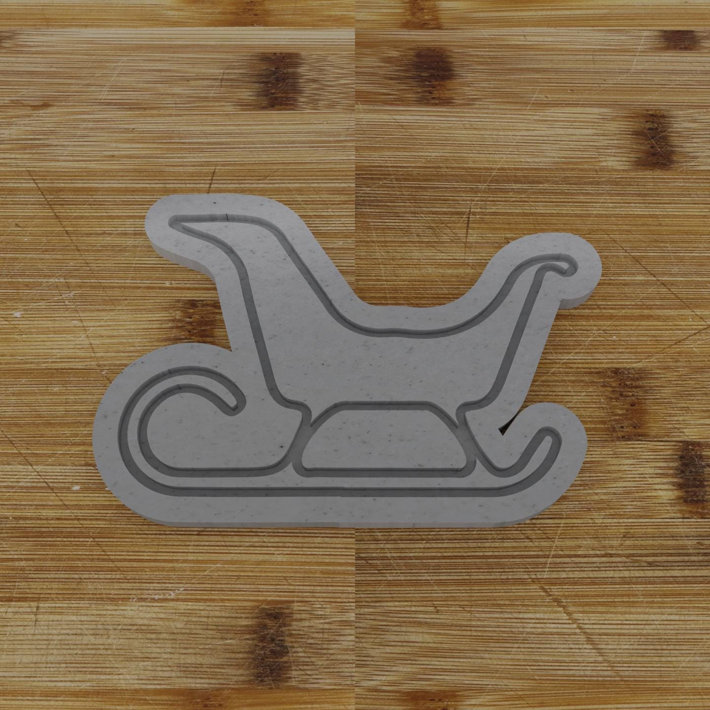 Second Santa Sleigh Cookie Cutter | Christmas Eve Fun | Holiday Cookie Design