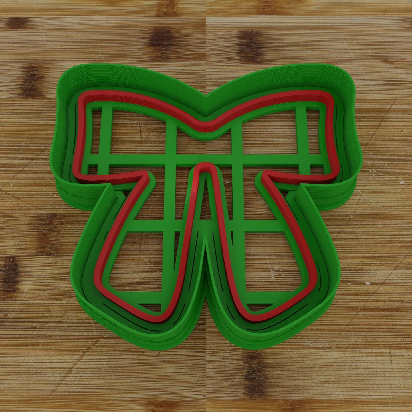 Ribbon Bow Cookie Cutter | Decorative Gift Design | Christmas Cookie Mold