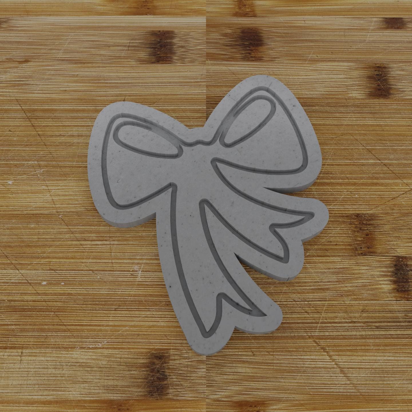 Ribbon Bow 2 Cookie Cutter | Decorative Gift Bow Design | Festive Cookie Tool