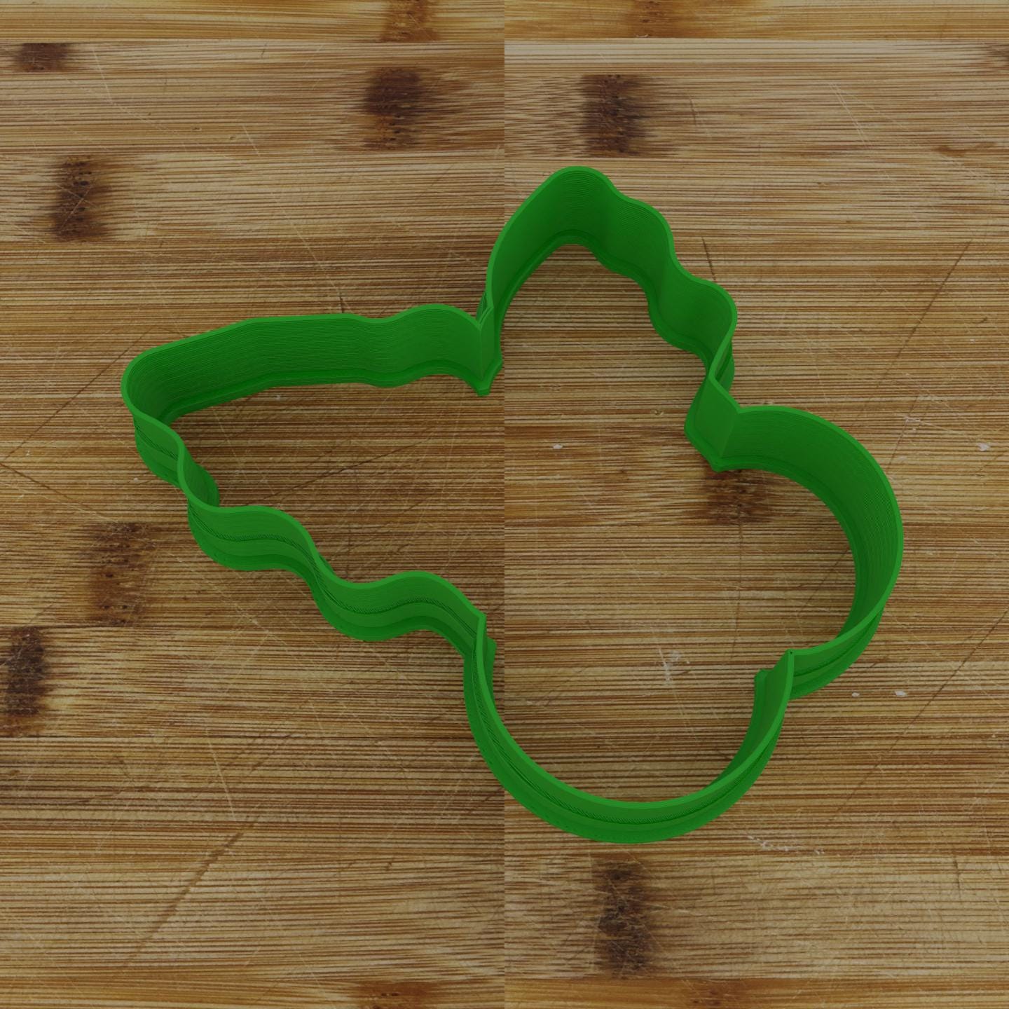 Mistletoe 3 Cookie Cutter | Triple Kiss Design | Holiday Season Cookie Stamp