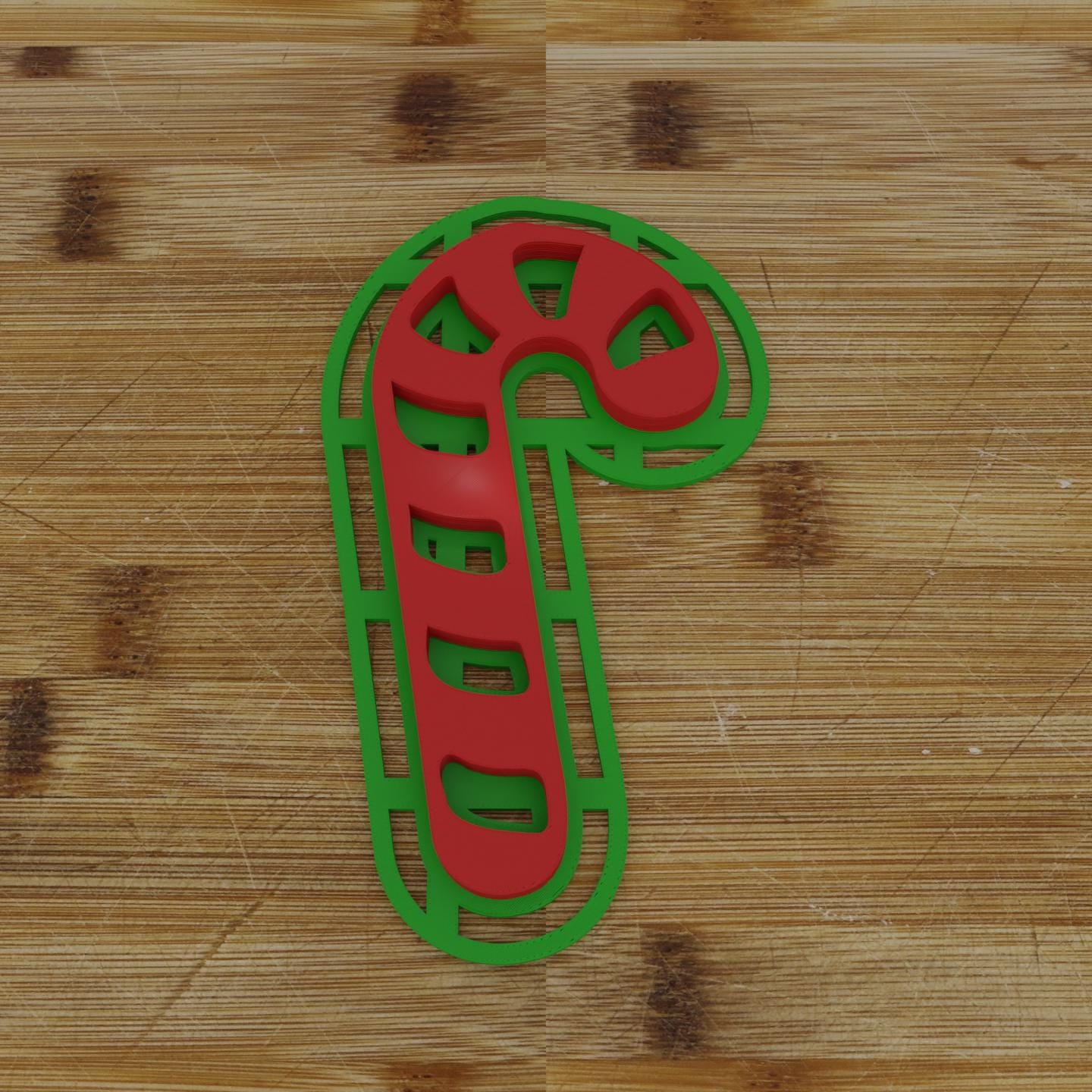 Candy Cane 2 Cookie Cutter | Second Sweet Design | Festive Holiday Baking