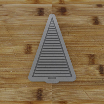 Contemporary Geometric Tree Cutter | Modern Christmas Design | Holiday Baking Accessory