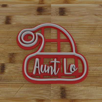 Custom Santa Hat Cookie Cutter | Festive Christmas Baking Tool | Holiday Cookie Design
