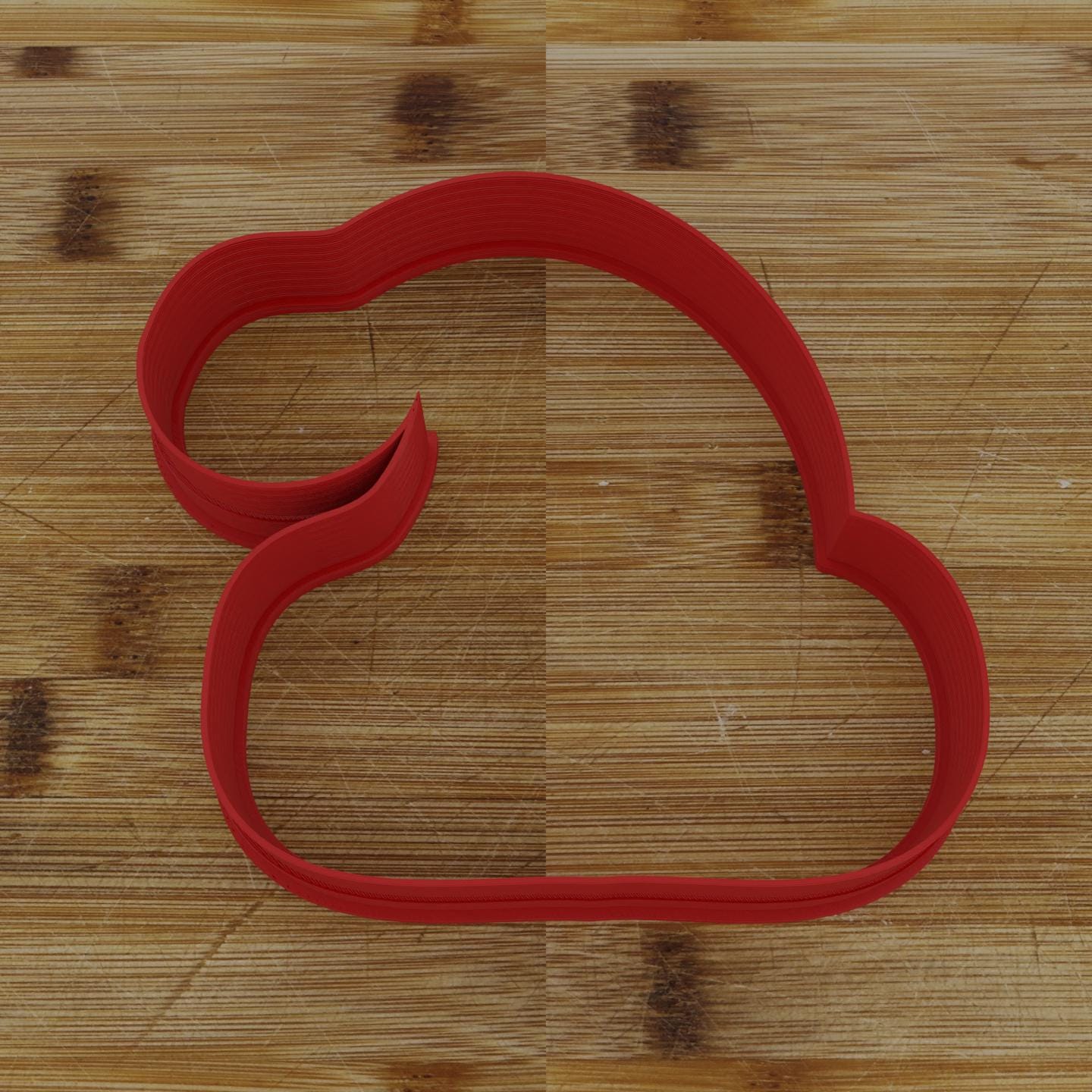 Custom Santa Hat Cookie Cutter | Festive Christmas Baking Tool | Holiday Cookie Design