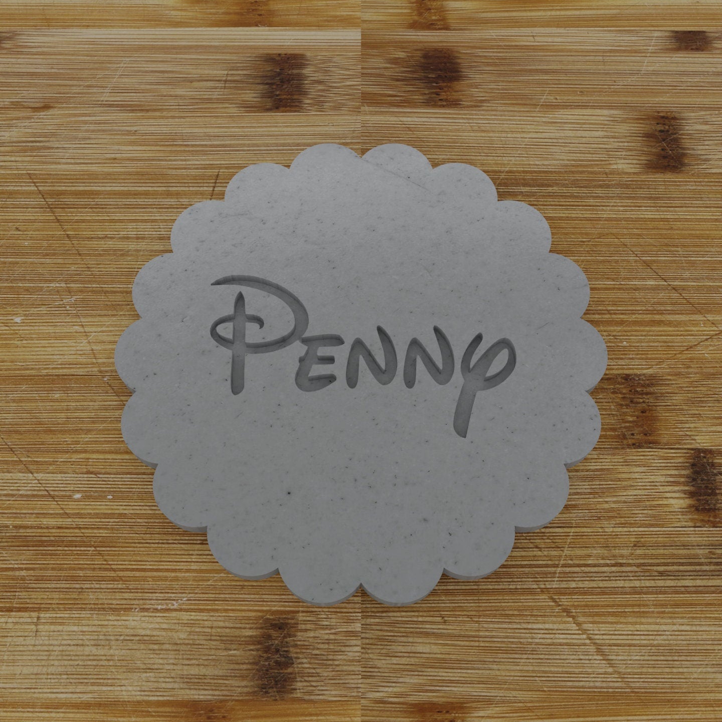 CUSTOM Cookie Cutter - Three Lines || Multiple Shapes and Sizes - Mickey Font