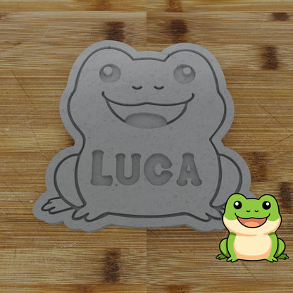 Personalizable 2pc. Frog Cookie Cutter | Amphibian Party Favor