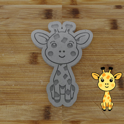 Personalizable 2pc. Giraffe Cookie Cutter | Safari Party Favor
