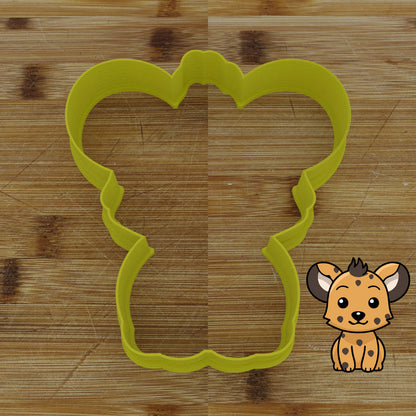 Personalizable 2 pc. Hyena Cookie Cutter | Safari Party Favor