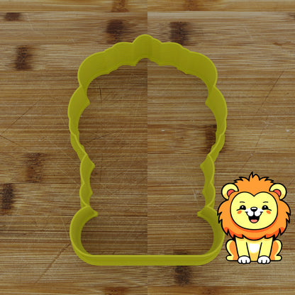 Personalizable 2 pc. Lion Cookie Cutter | Safari Party Favor