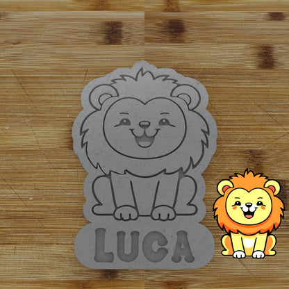 Personalizable 2 pc. Lion Cookie Cutter | Safari Party Favor