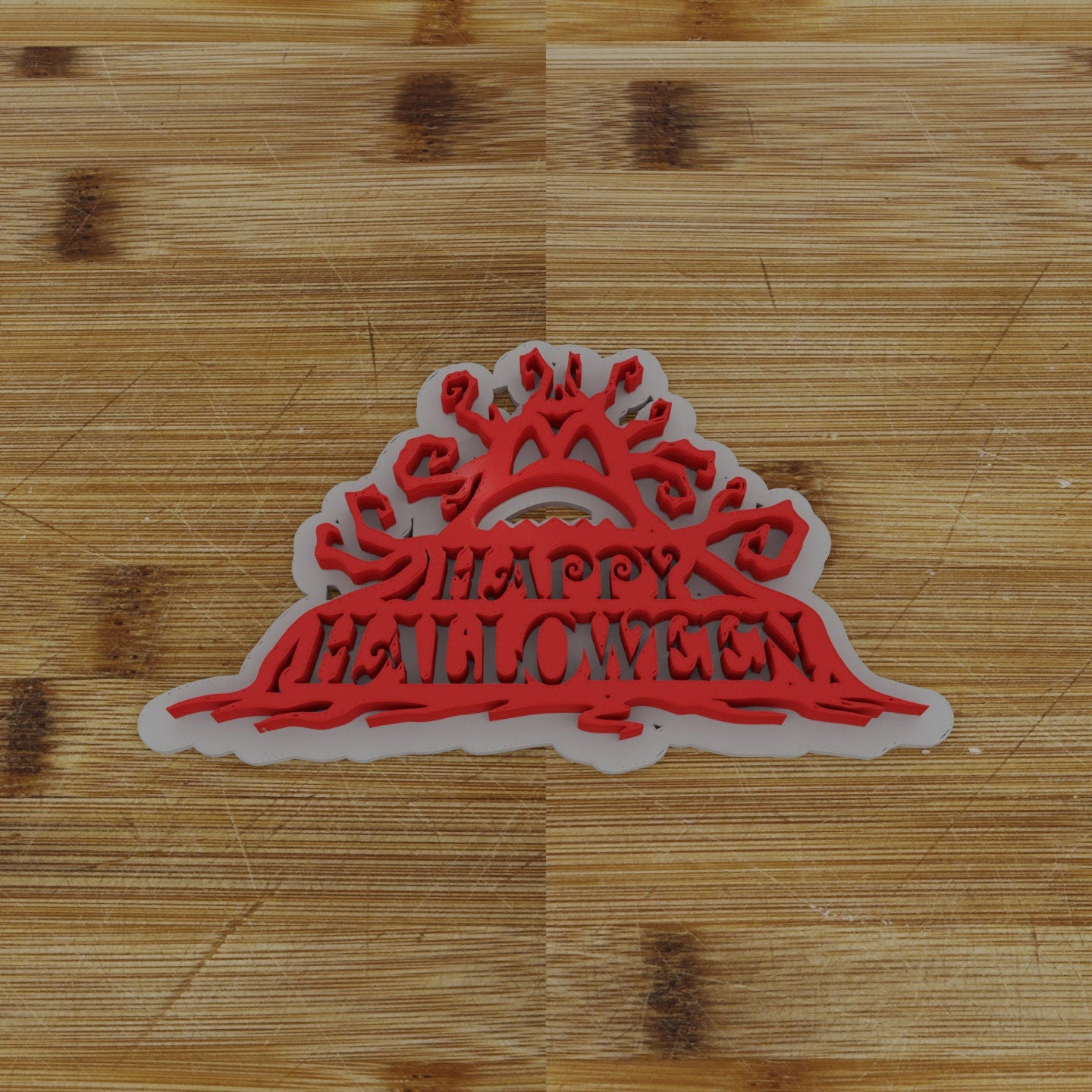 2 pc. Scary Tree Halloween Cookie Cutter and Embosser | Spooky Tree Cookie Cutter and Embosser