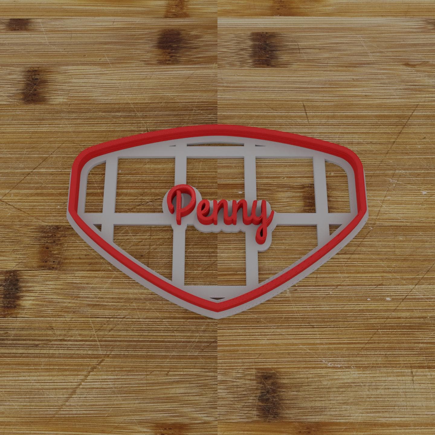 Oval Label Cookie Cutter | Personalization Available | Custom Embosser