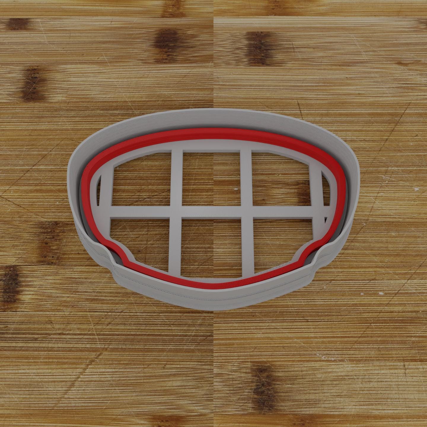 Simple Oval Badge Cookie Cutter | Personalization Available | Custom Embosser