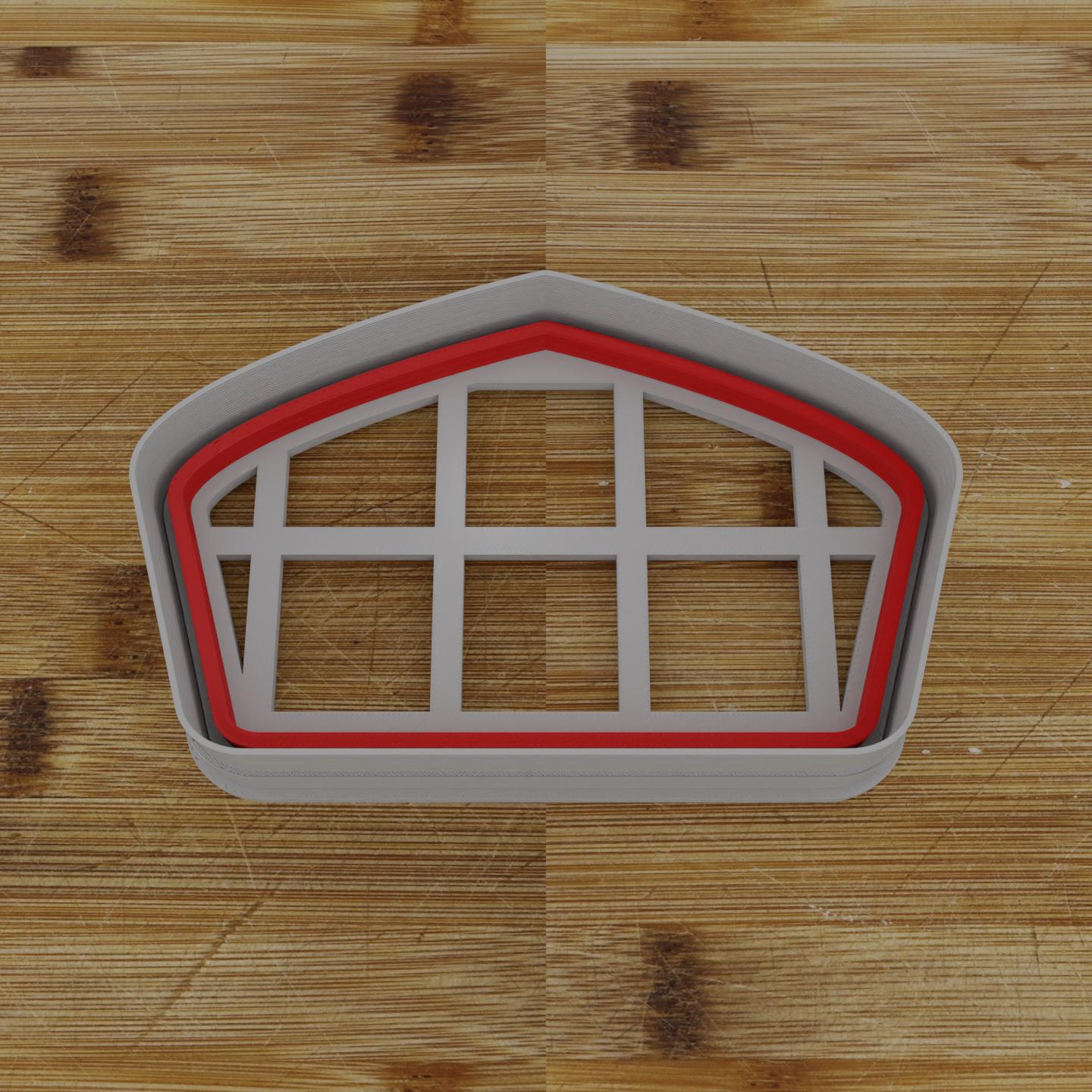 Round Rectangular Label Cookie Cutter | Personalization Available | Custom Embosser