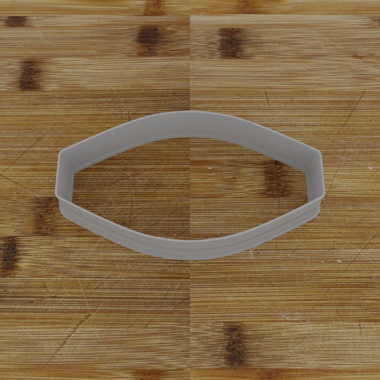 Vertical Shield Cookie Cutter | Personalization Available | Custom Embosser