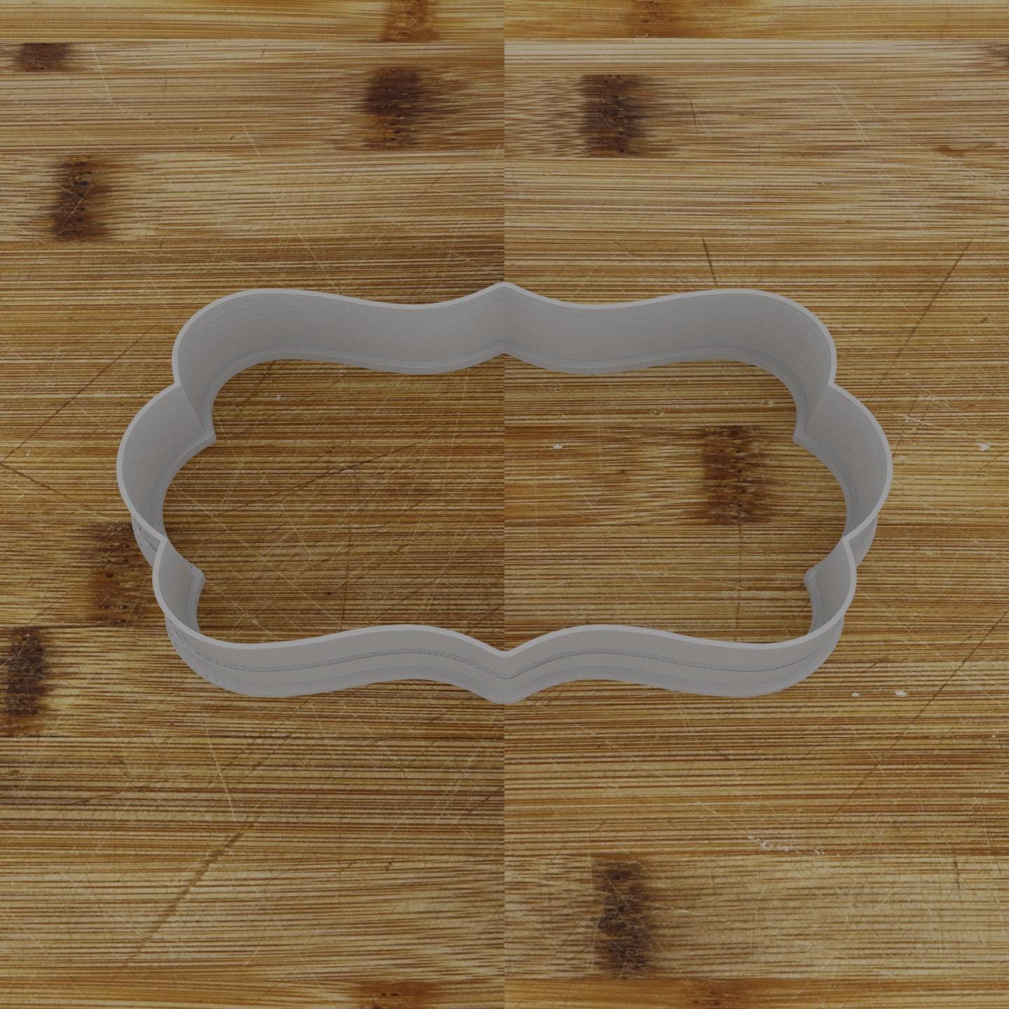 Wide Shield Cookie Cutter | Personalization Available | Custom Embosser