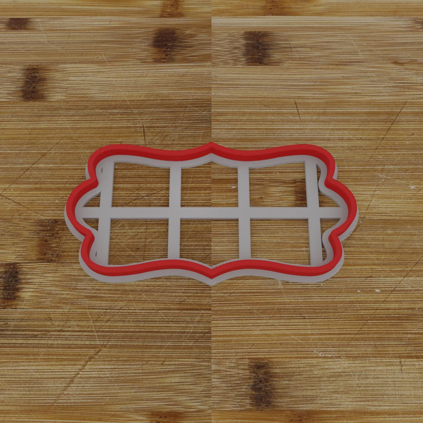 Wide Shield Cookie Cutter | Personalization Available | Custom Embosser