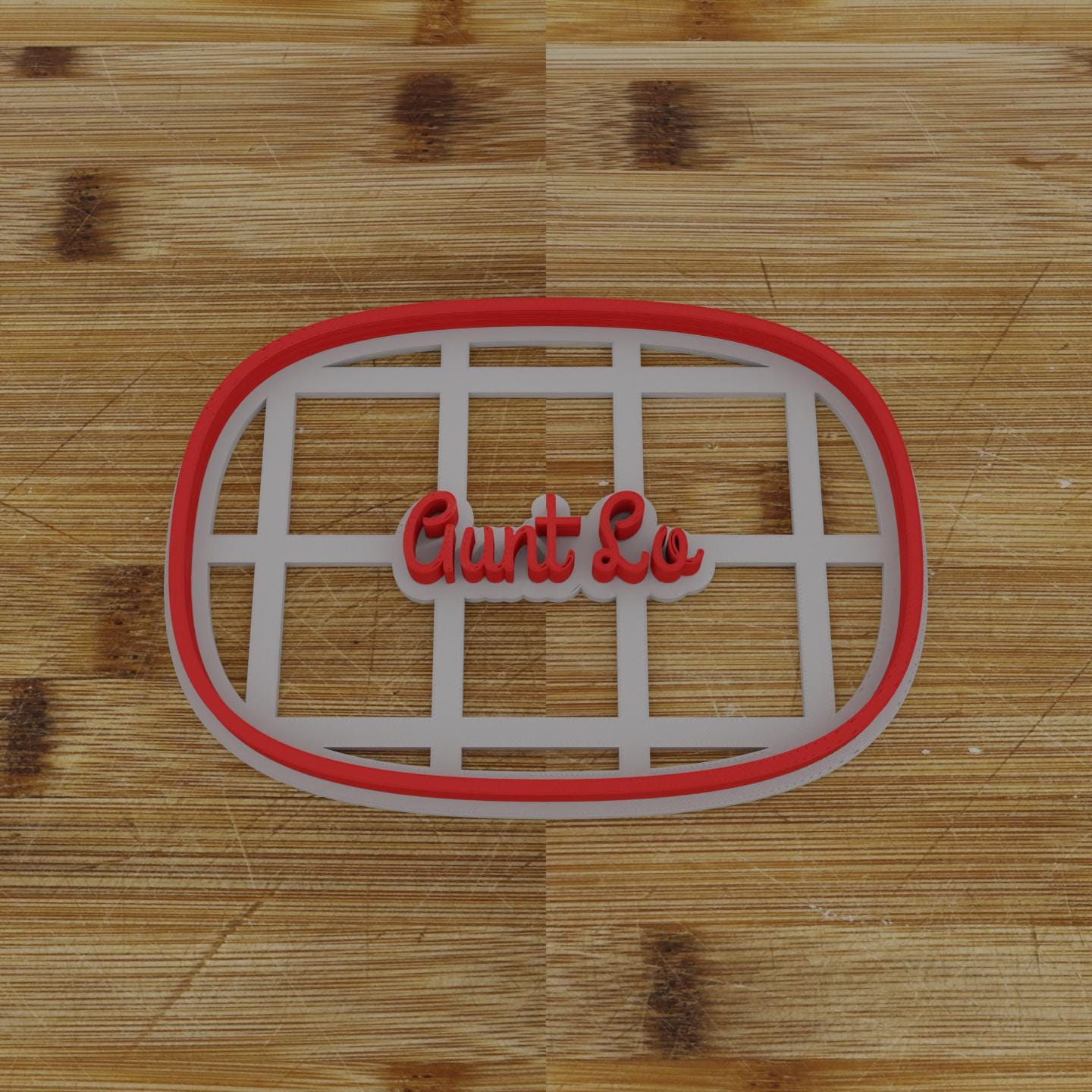 Vertical Oval Badge Cookie Cutter | Personalization Available | Custom Embosser