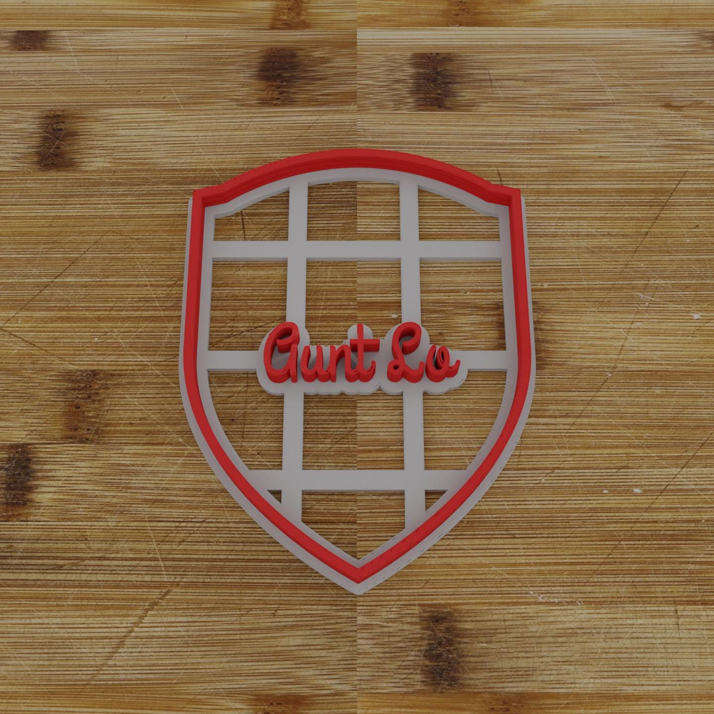 Simple Shield Cookie Cutter | Personalization Available | Custom Embosser